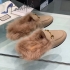 Gucci Fur Loafers sandal slippers GG23227